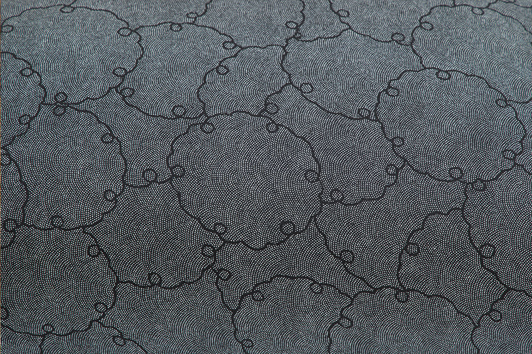 【座布団】　コラボ商品　江戸座布団　江戸小紋　正絹　