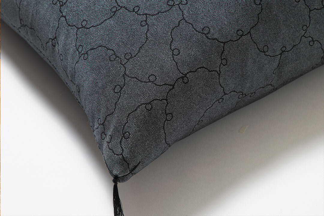 【座布団】　コラボ商品　江戸座布団　江戸小紋　正絹　