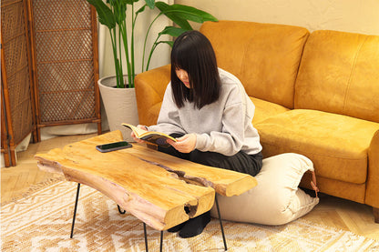 【座布団】　江戸座布団　リネン＆ラミー生地　羽根入り