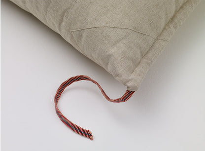 【座布団】　江戸座布団　リネン＆ラミー生地　羽根入り