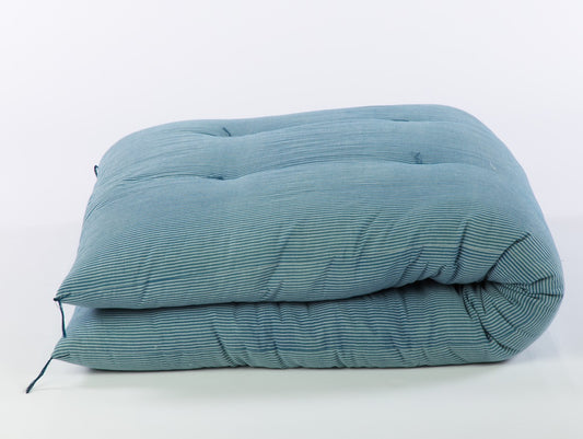 敷布団 ハーブ染め 手織りオーガニックコットン生地　