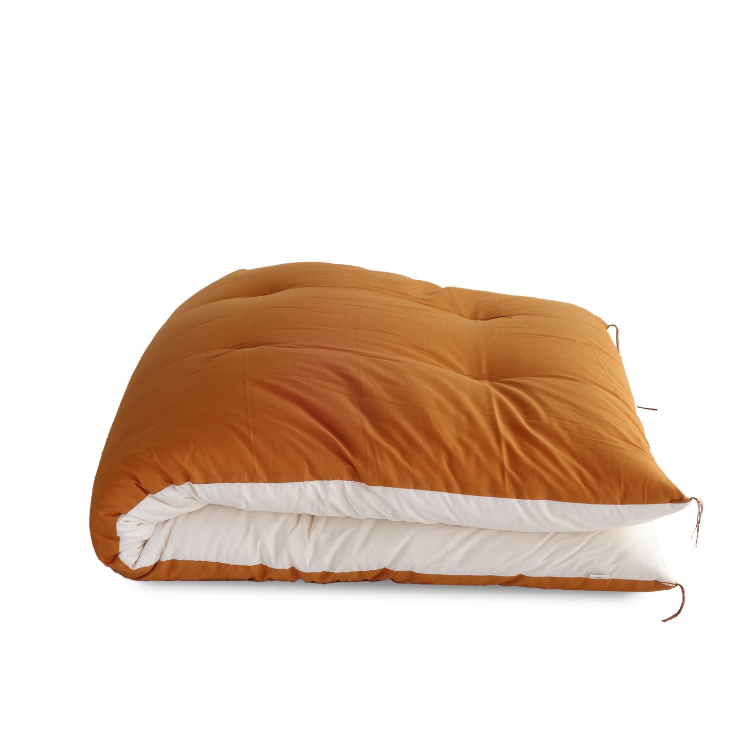 敷布団　オーガニックコットン生地　バイカラー