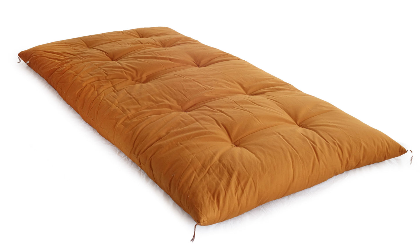 敷布団 オーガニックコットン生地 琥珀アンバー