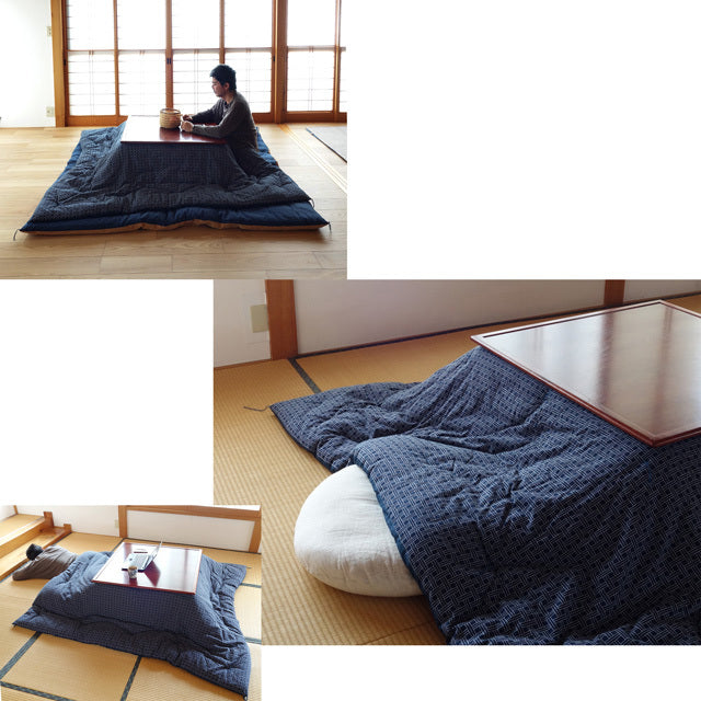 こたつ掛布団◎遠州木綿 × なごみ