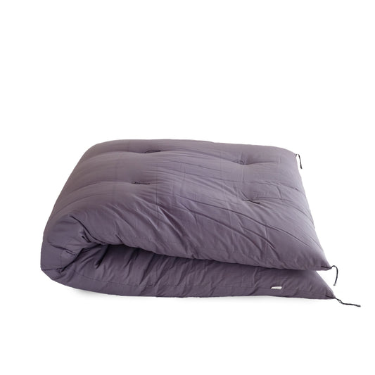 敷布団　オーガニックコットン生地　天雲グレー