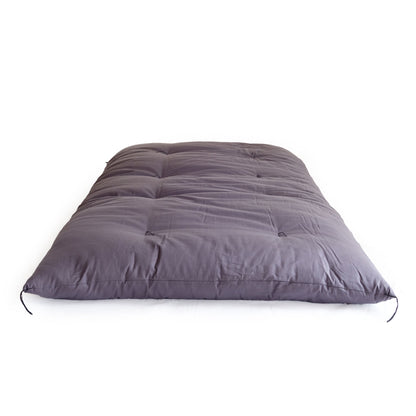 敷布団　オーガニックコットン生地　天雲グレー