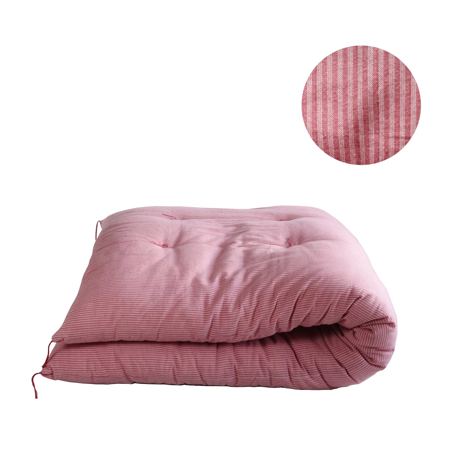 敷布団 ハーブ染め 手織りオーガニックコットン生地　