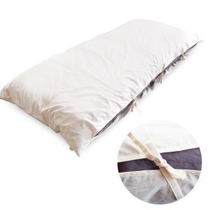 オーガニックコットン　敷布団カバー 　（ひもとじ式）