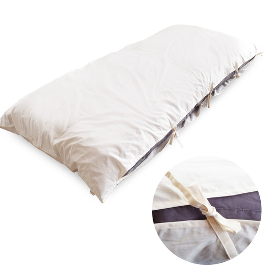 オーガニックコットン　敷布団カバー 　（ひもとじ式）