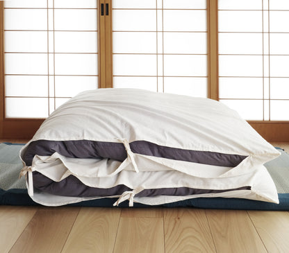オーガニックコットン　敷布団カバー 　（ひもとじ式）