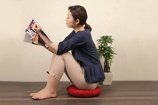 【丸座布団カバー】なごみ（全3サイズ・6色）