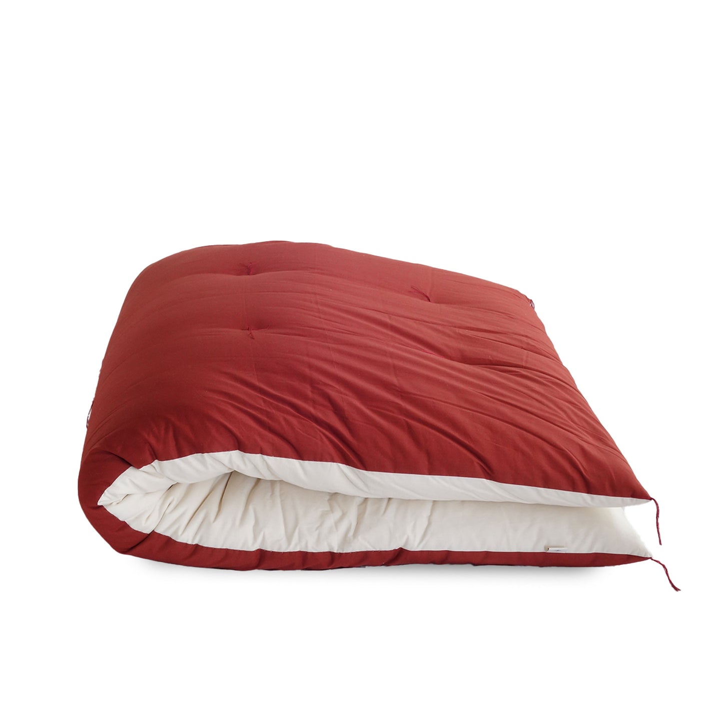 敷布団　オーガニックコットン生地　バイカラー