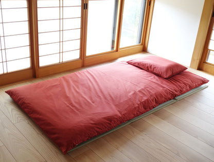 オーガニックコットン　布団カバー（ファスナーとじ）