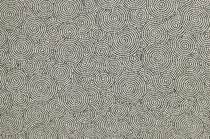 【座布団】江戸小紋 ちりめん生地 渦巻（銘仙判 / 全2色）